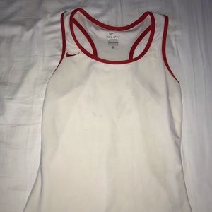 Nike tank top with red lining
